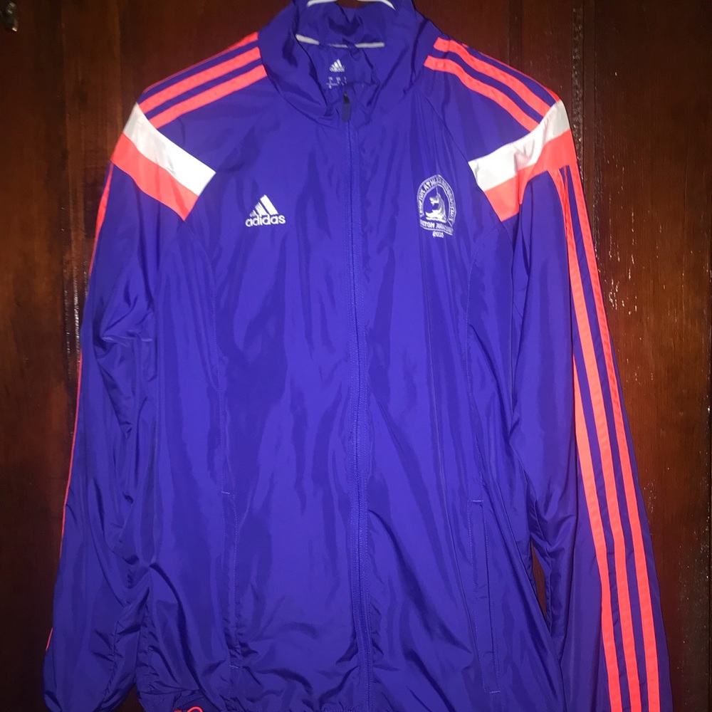 Adidas Boston Marathon 2015 Purple Jacket